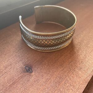 Copper and Brass Cuff Bracelet